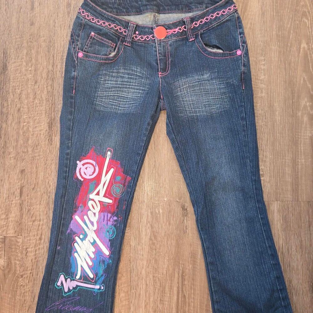Vintage y2k miskeen graphic jeans - Picture 2 of 5